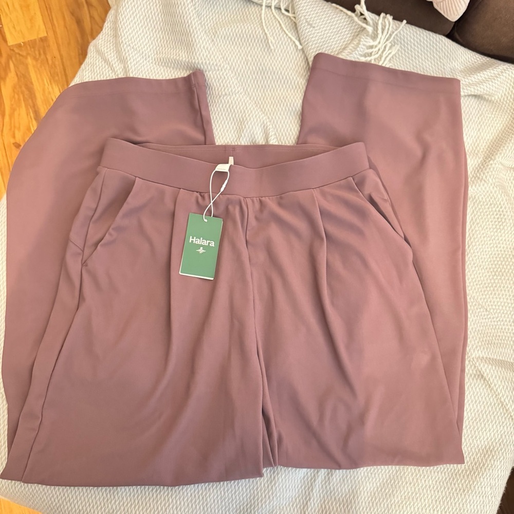 Halara Women's Mauve/Purple Waffle Pants